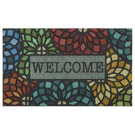 Mohawk Home Stained Glass Geometric Rectangle Doormat