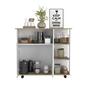 FM FURNITURE Serbia White Kitchen Island - image 3
