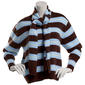 Juniors Madden Girl Stripe Crew Neck Pullover Sweater With Scarf - image 1