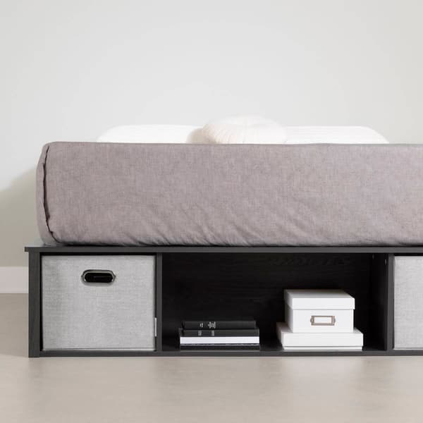 South Shore Flexible Platform Bed w/Storage & Baskets