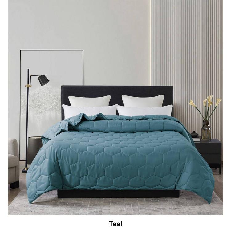 St. James Home Honeycomb Stitch Down Alternative Blanket