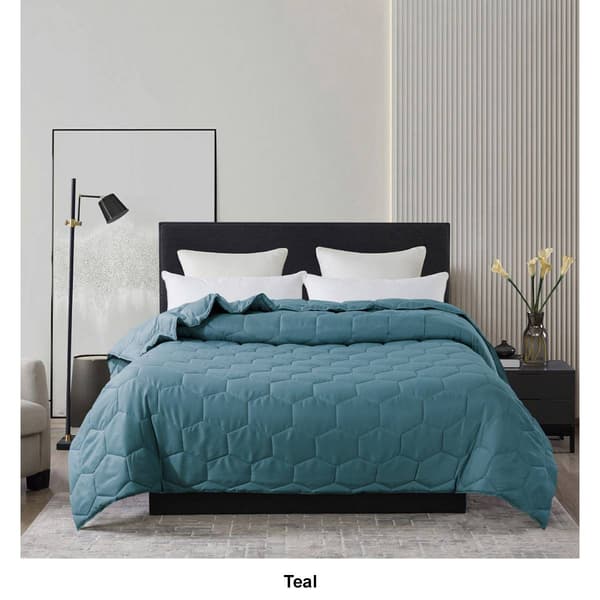 St. James Home Honeycomb Stitch Down Alternative Blanket