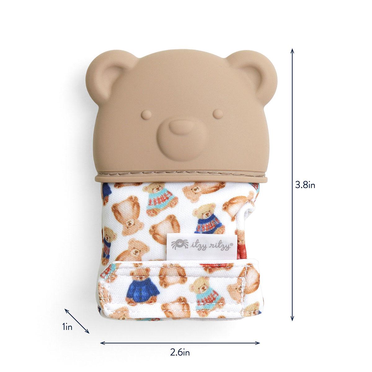 Baby Unisex Itzy Ritzy Vintage Bear Mitt Teether
