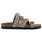 Womens White Mountain Holland Suede Footbeds Sandals - image 2