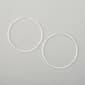 Sterling Silver Endless Hoop Earrings - image 1