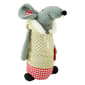 Northlight Seasonal 12in. Standing Mouse with Beige Hooded Coat - image 1