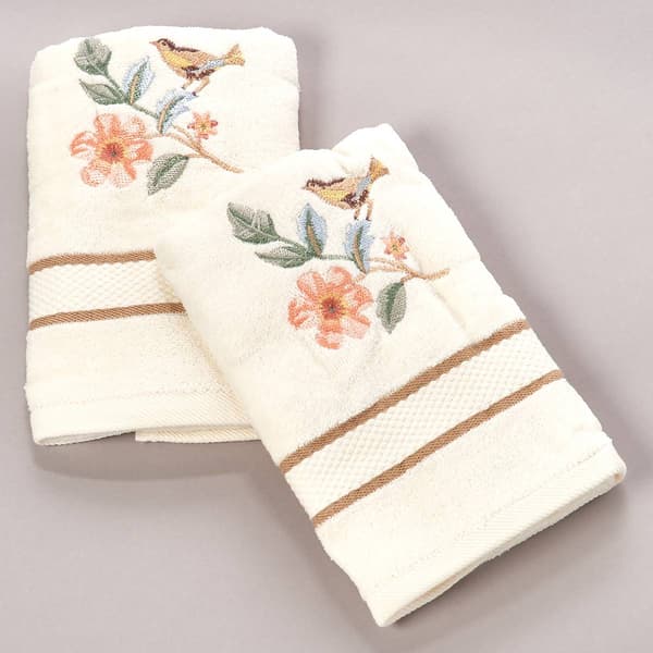 Avanti Pretty Birds 2pk. Hand Towels - image 