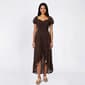 Juniors Madden Girl Dot Printed Puff Sleeve High Low Dress - image 1