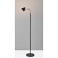 Simplee Adesso Slender LED Black Floor Lamp - image 2