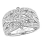 Sterling Silver 1/10ctw. Diamond Vintage Ring - image 1