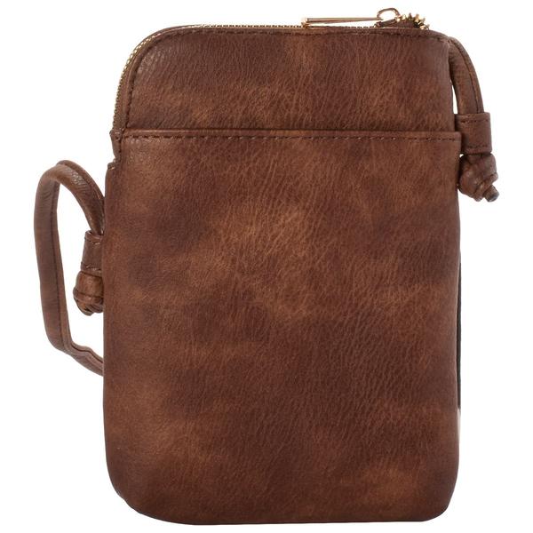 DS Fashion North/South Crossbody - Brown Cow