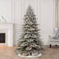 Puleo International 7.5ft. Flocked Fir Artificial Christmas Tree - image 4