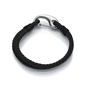 Mens Lynx Stainless Steel & Leather Bracelet - image 1