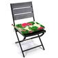 Jordan Manufacturing Geranium Floral Chair Pad Seat Cushion - image 3