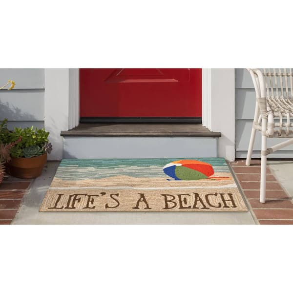 Liora Manne™ Frontporch Life's A Beach Indoor/Outdoor Accent Rug