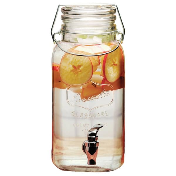 Circle Glass  Lancaster 1 Gallon Dispenser with Hermetic Top - image 