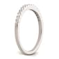 Pure Fire 14kt. White Gold Lab Grown Diamond Polish Wedding Band - image 6