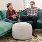 Jaxx Ellis Shearling Faux-Lamb Plush Ottoman Pouf - image 5