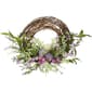 Northlight Seasonal Artificial Wildflower & Berry Half Wreath - image 1