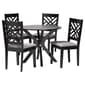Baxton Studio Norah Modern 5pc. Dining Set - image 1