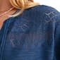 Womens CITY BLUES Tie Neck Pointelle Sweater - image 5