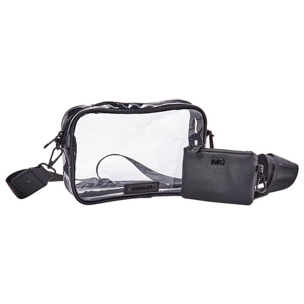 Madden Girl Clear Bucket Crossbody Bag