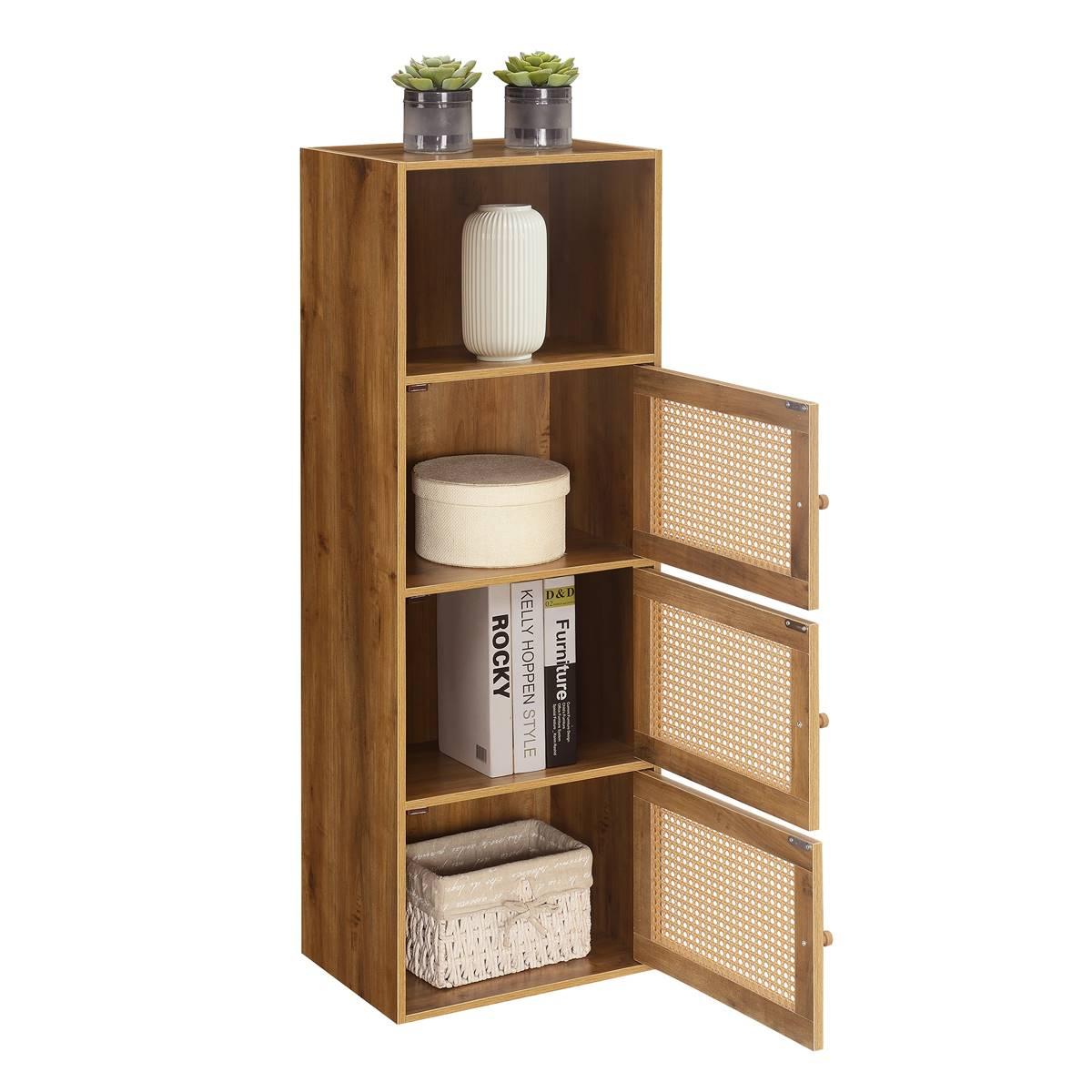 Convenience Concepts Xtra Storage Weave 3-Door Cabinet