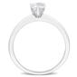 Sterling Silver 1ctw. White Moissanite Solitaire Ring - image 2
