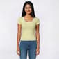 Juniors No Comment Short Sleeve Double Layer Tee - image 2