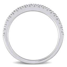 Gemstone Classics™ 10kt. White Gold 1/5ctw. Moissanite Band
