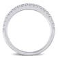 Gemstone Classics™ 10kt. White Gold 1/5ctw. Moissanite Band - image 4