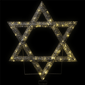 Northlight LED Sequined Star of David Hanukkah Outdoor Decoration - image 3