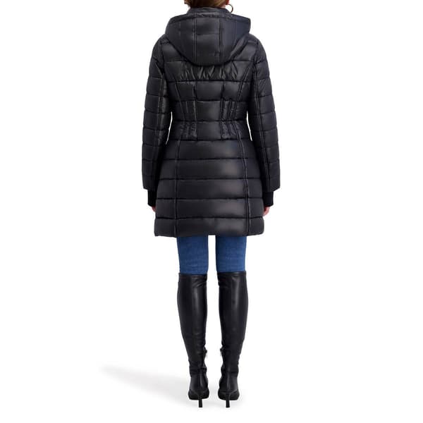 Womens Kensie Polyfill Down & Puffer with Hood