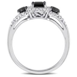 Diamond Classics™ 10kt. Gold 1ct. Black & White Diamond Ring