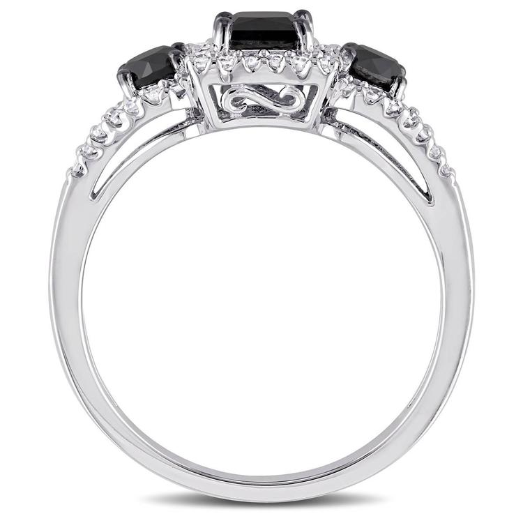 Diamond Classics™ 10kt. Gold 1ct. Black & White Diamond Ring