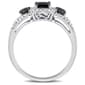 Diamond Classics™ 10kt. Gold 1ct. Black & White Diamond Ring - image 3