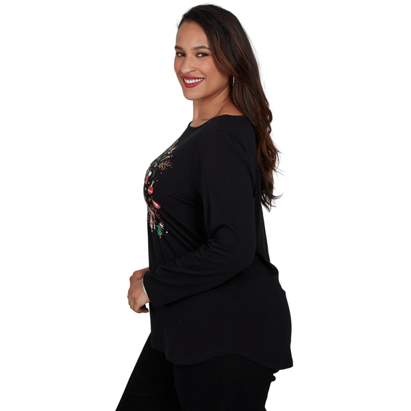 Plus Size Ruby Rd. Happy Holidays Nutcracker Scenic Tee