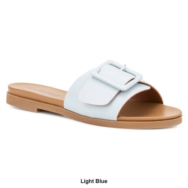 Womens Olivia Miller Carmen Slide Sandals