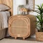 bali & pari Keita Bohemian Natural Rattan Nightstand - image 7