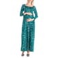 Womens 24/7 Comfort Apparel Maternity Pleated Maxi Dress - image 1