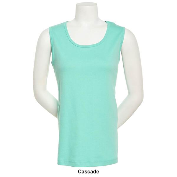 Womens Hasting & Smith Basic Scoop Neck Tank Top