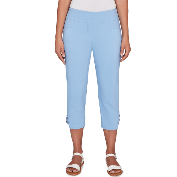 Womens Heart''s of Palm Smooth Sailing Solid Tech Stretch Tummy S