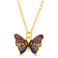 Crystal Kingdom Multi-Color Crystal Butterfly Pendant Necklace - image 1