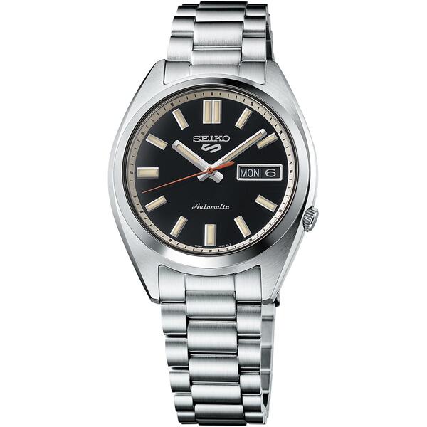 Mens Seiko 5 Sports Black Dial Automatic Watch - SRPK89 - image 