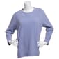 Plus Size Hasting & Smith Long Sleeve Solid Microfleece Sweater - image 1