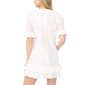 Womens Cece Elbow Sleeve V Neck Ruffle Hem A-Line Dress - image 2