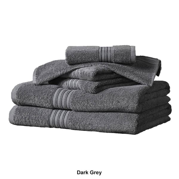 FreshFolds Cooper 6pc. Soft Cotton Classic Towel Collection