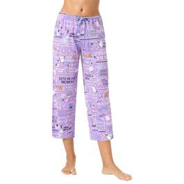 Womens HUE&#40;R&#41; Self Care Mantras Capri Pajama Pants