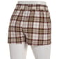 Juniors Derek Heart Flannel Plaid Boxer Shorts w/ "98" Patch - image 2