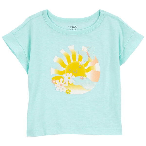 Toddler Girl Carters&#40;R&#41; Sunshine Short Sleeve Tee - image 